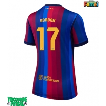 Echipament fotbal Barcelona Anthony Gordon #17 Tricou Acasa 2026-27 pentru femei maneca scurta