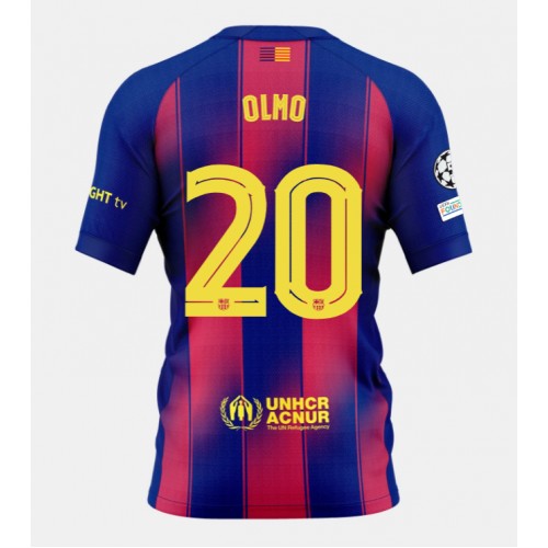 Echipament fotbal Barcelona Dani Olmo #20 Tricou Acasa 2025-26 maneca scurta Echipament fotbal Barcelona Dani Olmo #20 Tricou Acasa 2025-26 maneca scurta