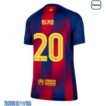 Echipament fotbal Barcelona Dani Olmo #20 Tricou Acasa 2025-26 pentru femei maneca scurta