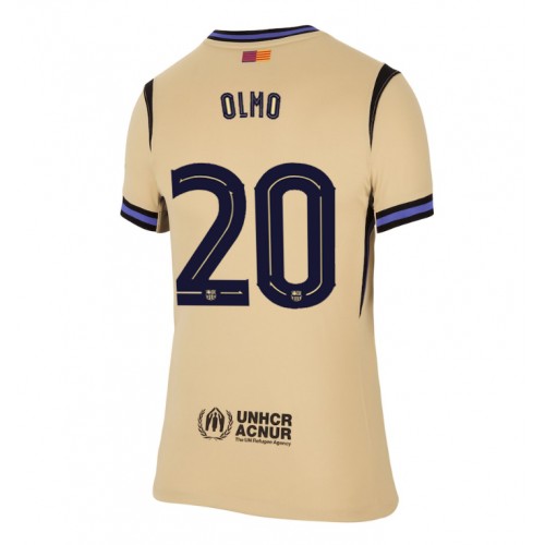 Echipament fotbal Barcelona Dani Olmo #20 Tricou Deplasare 2025-26 pentru femei maneca scurta Echipament fotbal Barcelona Dani Olmo #20 Tricou Deplasare 2025-26 pentru femei maneca scurta