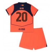 Echipament fotbal Barcelona Dani Olmo #20 Tricou Treilea 2025-26 pentru copii maneca scurta (+ Pantaloni scurti)