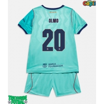Echipament fotbal Barcelona Dani Olmo #20 Tricou Treilea 2026-27 pentru copii maneca scurta (+ Pantaloni scurti)
