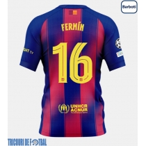 Echipament fotbal Barcelona Fermin Lopez #16 Tricou Acasa 2025-26 maneca scurta