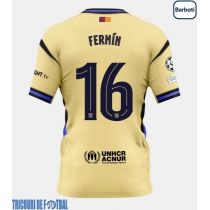 Echipament fotbal Barcelona Fermin Lopez #16 Tricou Deplasare 2025-26 maneca scurta