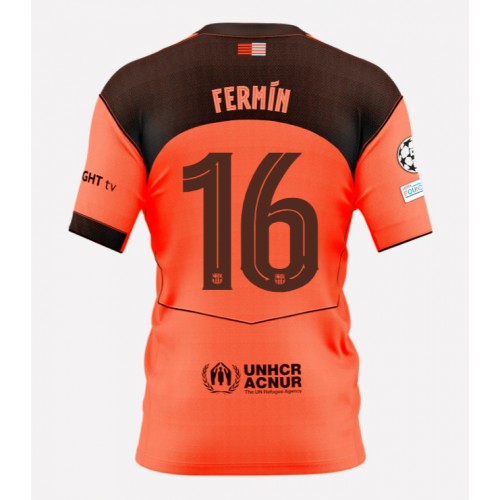 Echipament fotbal Barcelona Fermin Lopez #16 Tricou Treilea 2025-26 maneca scurta Echipament fotbal Barcelona Fermin Lopez #16 Tricou Treilea 2025-26 maneca scurta