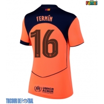 Echipament fotbal Barcelona Fermin Lopez #16 Tricou Treilea 2025-26 pentru femei maneca scurta