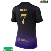 Echipament fotbal Barcelona Fermin Lopez #7 Tricou Deplasare 2026-27 pentru femei maneca scurta