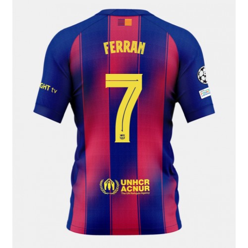 Echipament fotbal Barcelona Ferran Torres #7 Tricou Acasa 2025-26 maneca scurta Echipament fotbal Barcelona Ferran Torres #7 Tricou Acasa 2025-26 maneca scurta