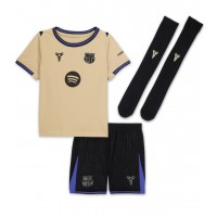 Echipament fotbal Barcelona Ferran Torres #7 Tricou Deplasare 2025-26 pentru copii maneca scurta (+ Pantaloni scurti)