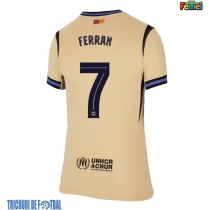 Echipament fotbal Barcelona Ferran Torres #7 Tricou Deplasare 2025-26 pentru femei maneca scurta