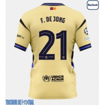 Echipament fotbal Barcelona Frenkie de Jong #21 Tricou Deplasare 2025-26 maneca scurta
