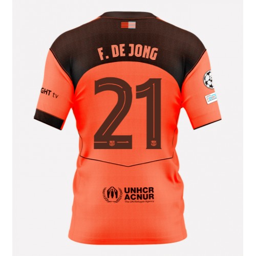 Echipament fotbal Barcelona Frenkie de Jong #21 Tricou Treilea 2025-26 maneca scurta Echipament fotbal Barcelona Frenkie de Jong #21 Tricou Treilea 2025-26 maneca scurta