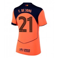 Echipament fotbal Barcelona Frenkie de Jong #21 Tricou Treilea 2025-26 pentru femei maneca scurta