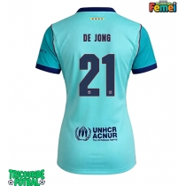 Echipament fotbal Barcelona Frenkie de Jong #21 Tricou Treilea 2026-27 pentru femei maneca scurta