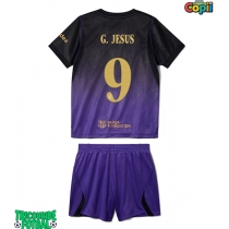 Echipament fotbal Barcelona Gabriel Jesus #9 Tricou Deplasare 2026-27 pentru copii maneca scurta (+ Pantaloni scurti)