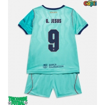 Echipament fotbal Barcelona Gabriel Jesus #9 Tricou Treilea 2026-27 pentru copii maneca scurta (+ Pantaloni scurti)