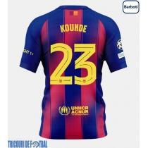 Echipament fotbal Barcelona Jules Kounde #23 Tricou Acasa 2025-26 maneca scurta