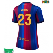 Echipament fotbal Barcelona Jules Kounde #23 Tricou Acasa 2026-27 pentru femei maneca scurta