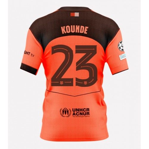 Echipament fotbal Barcelona Jules Kounde #23 Tricou Treilea 2025-26 maneca scurta Echipament fotbal Barcelona Jules Kounde #23 Tricou Treilea 2025-26 maneca scurta