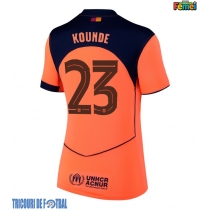 Echipament fotbal Barcelona Jules Kounde #23 Tricou Treilea 2025-26 pentru femei maneca scurta