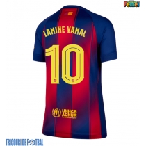 Echipament fotbal Barcelona Lamine Yamal #10 Tricou Acasa 2025-26 pentru femei maneca scurta
