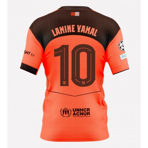 Echipament fotbal Barcelona Lamine Yamal #10 Tricou Treilea 2025-26 maneca scurta Echipament fotbal Barcelona Lamine Yamal #10 Tricou Treilea 2025-26 maneca scurta