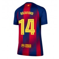 Echipament fotbal Barcelona Marcus Rashford #14 Tricou Acasa 2025-26 pentru femei maneca scurta