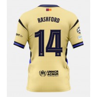 Echipament fotbal Barcelona Marcus Rashford #14 Tricou Deplasare 2025-26 maneca scurta