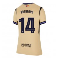 Echipament fotbal Barcelona Marcus Rashford #14 Tricou Deplasare 2025-26 pentru femei maneca scurta