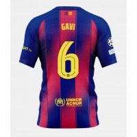 Echipament fotbal Barcelona Paez Gavi #6 Tricou Acasa 2025-26 maneca scurta