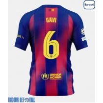 Echipament fotbal Barcelona Paez Gavi #6 Tricou Acasa 2025-26 maneca scurta