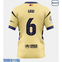 Echipament fotbal Barcelona Paez Gavi #6 Tricou Deplasare 2025-26 maneca scurta
