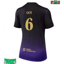 Echipament fotbal Barcelona Paez Gavi #6 Tricou Deplasare 2026-27 pentru femei maneca scurta