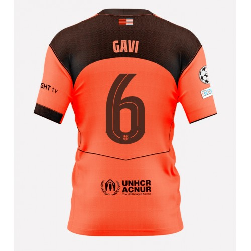 Echipament fotbal Barcelona Paez Gavi #6 Tricou Treilea 2025-26 maneca scurta Echipament fotbal Barcelona Paez Gavi #6 Tricou Treilea 2025-26 maneca scurta