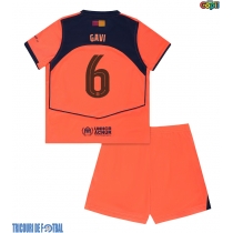 Echipament fotbal Barcelona Paez Gavi #6 Tricou Treilea 2025-26 pentru copii maneca scurta (+ Pantaloni scurti)