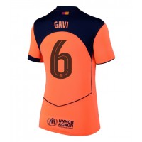 Echipament fotbal Barcelona Paez Gavi #6 Tricou Treilea 2025-26 pentru femei maneca scurta