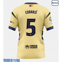 Echipament fotbal Barcelona Pau Cubarsi #5 Tricou Deplasare 2025-26 maneca scurta