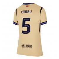 Echipament fotbal Barcelona Pau Cubarsi #5 Tricou Deplasare 2025-26 pentru femei maneca scurta