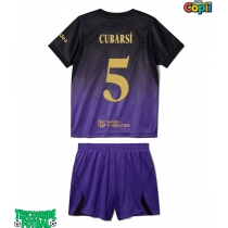 Echipament fotbal Barcelona Pau Cubarsi #5 Tricou Deplasare 2026-27 pentru copii maneca scurta (+ Pantaloni scurti)