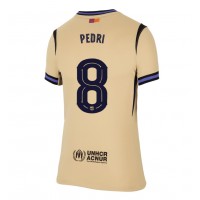 Echipament fotbal Barcelona Pedri Gonzalez #8 Tricou Deplasare 2025-26 pentru femei maneca scurta