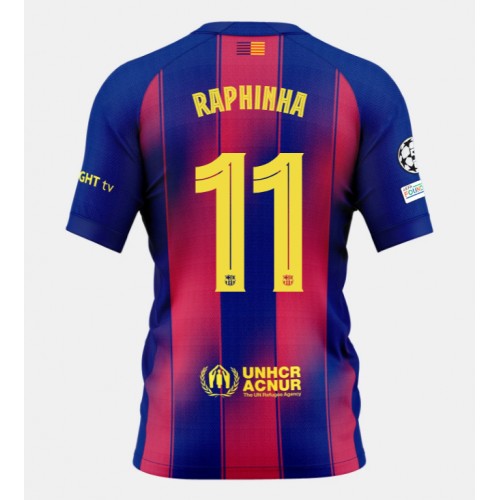 Echipament fotbal Barcelona Raphinha Belloli #11 Tricou Acasa 2025-26 maneca scurta Echipament fotbal Barcelona Raphinha Belloli #11 Tricou Acasa 2025-26 maneca scurta