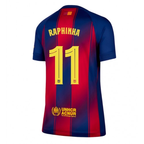 Echipament fotbal Barcelona Raphinha Belloli #11 Tricou Acasa 2025-26 pentru femei maneca scurta Echipament fotbal Barcelona Raphinha Belloli #11 Tricou Acasa 2025-26 pentru femei maneca scurta