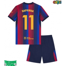 Echipament fotbal Barcelona Raphinha Belloli #11 Tricou Acasa 2026-27 pentru copii maneca scurta (+ Pantaloni scurti)