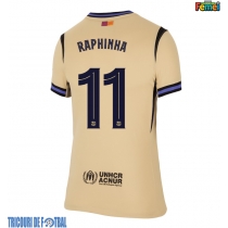 Echipament fotbal Barcelona Raphinha Belloli #11 Tricou Deplasare 2025-26 pentru femei maneca scurta