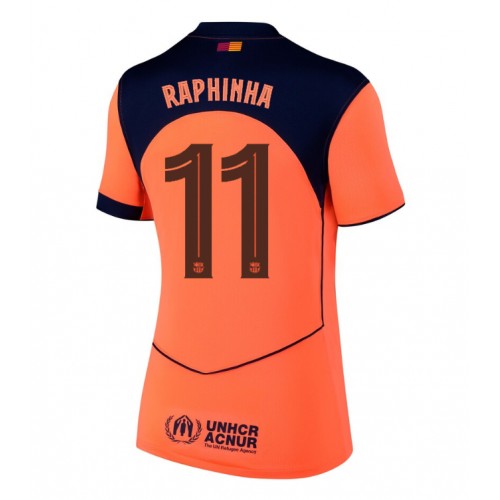 Echipament fotbal Barcelona Raphinha Belloli #11 Tricou Treilea 2025-26 pentru femei maneca scurta Echipament fotbal Barcelona Raphinha Belloli #11 Tricou Treilea 2025-26 pentru femei maneca scurta
