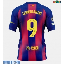 Echipament fotbal Barcelona Robert Lewandowski #9 Tricou Acasa 2025-26 maneca scurta
