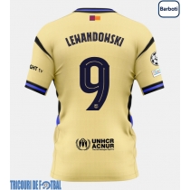 Echipament fotbal Barcelona Robert Lewandowski #9 Tricou Deplasare 2025-26 maneca scurta