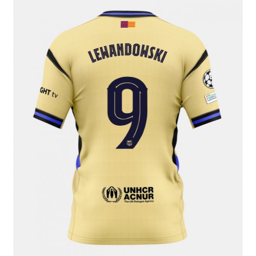 Echipament fotbal Barcelona Robert Lewandowski #9 Tricou Deplasare 2025-26 maneca scurta Echipament fotbal Barcelona Robert Lewandowski #9 Tricou Deplasare 2025-26 maneca scurta