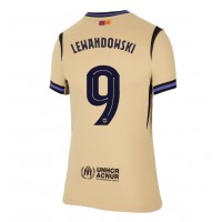 Echipament fotbal Barcelona Robert Lewandowski #9 Tricou Deplasare 2025-26 pentru femei maneca scurta