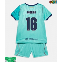 Echipament fotbal Barcelona Rodri Hernandez #16 Tricou Treilea 2026-27 pentru copii maneca scurta (+ Pantaloni scurti)